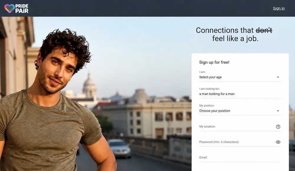 PridePair – Meet single men near you